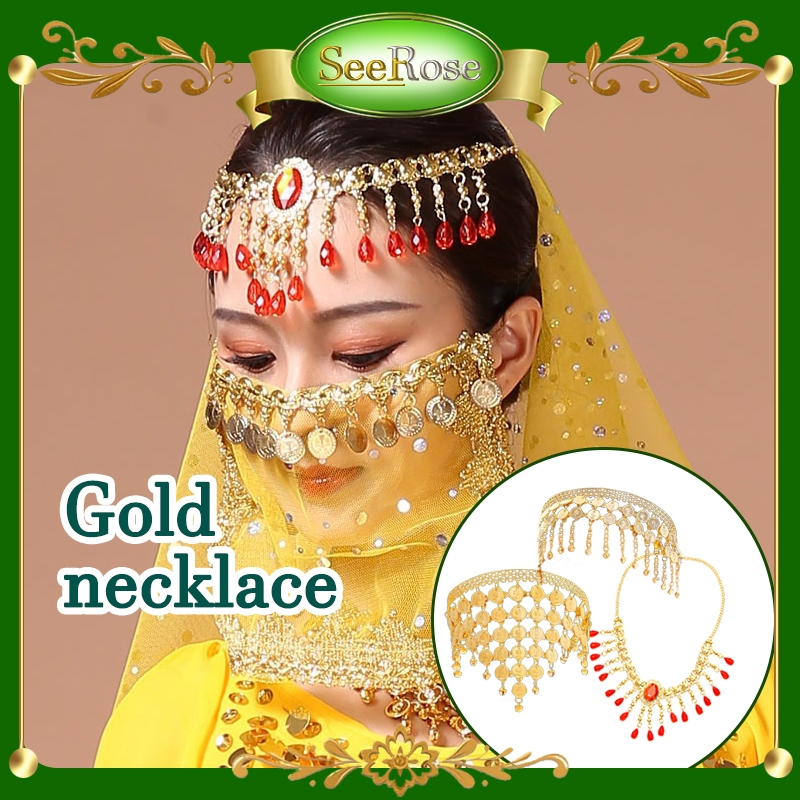 Glamorous Emas Wanita Kepala Rantai Necklace | Vintage Statement Jewelry for Party & Daily Wear ✨