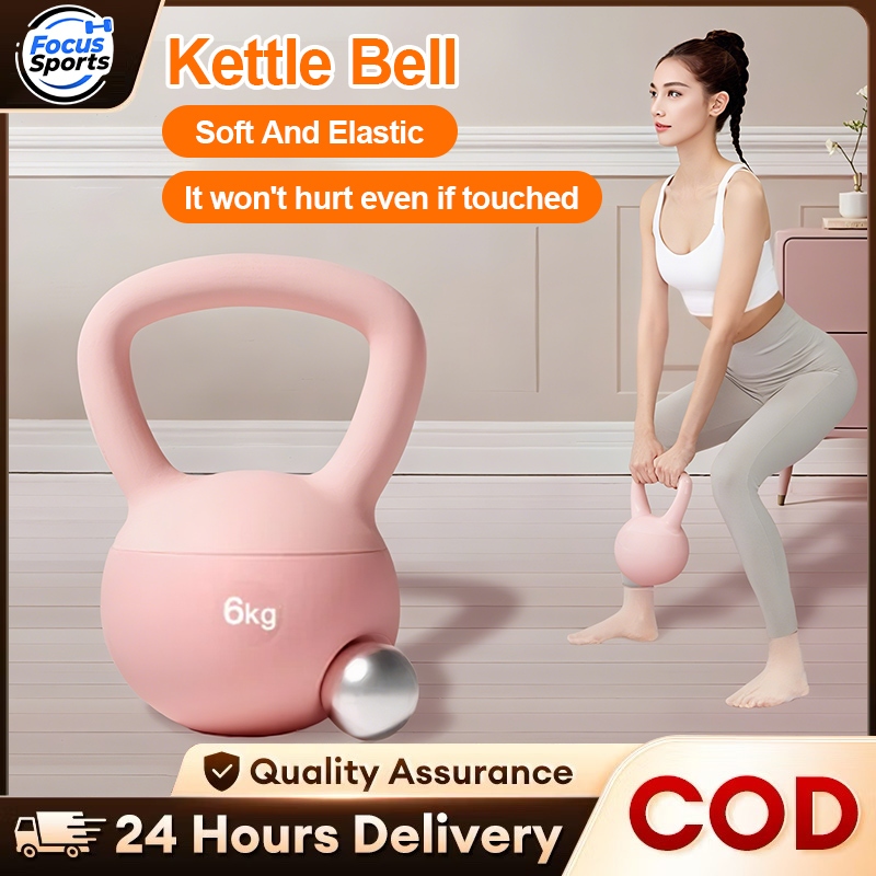 4-8KG Latihan Gim Angkat Berat Kettlebell Home Fitness angkat berat dumbbell set latihan gim berat