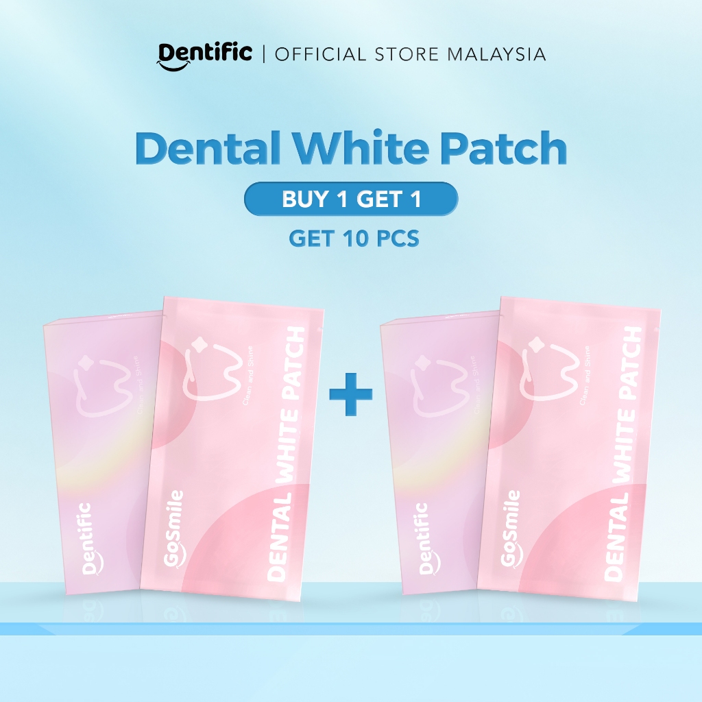 Dentific Dental White Patch (1 Box) - Teeth Whitening with Glycerin Menthol dan PVP - Pemutih Gigi Sensitive