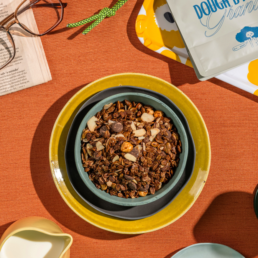 [Freshly Made] Sea Salt Dark Chocolate & Hazelnut Granola - Dough by Meg (200g)