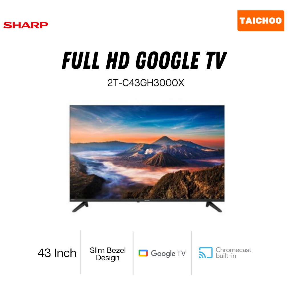 SHARP 43” Google TV 2T-C43GH3000X
