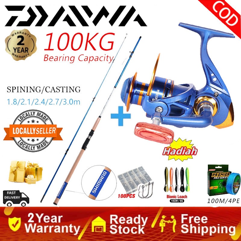 Rod Spinning Reel Fishing Set Ultralight Fishing Rod And Reel Joran Pancing 1 Full Set Combo