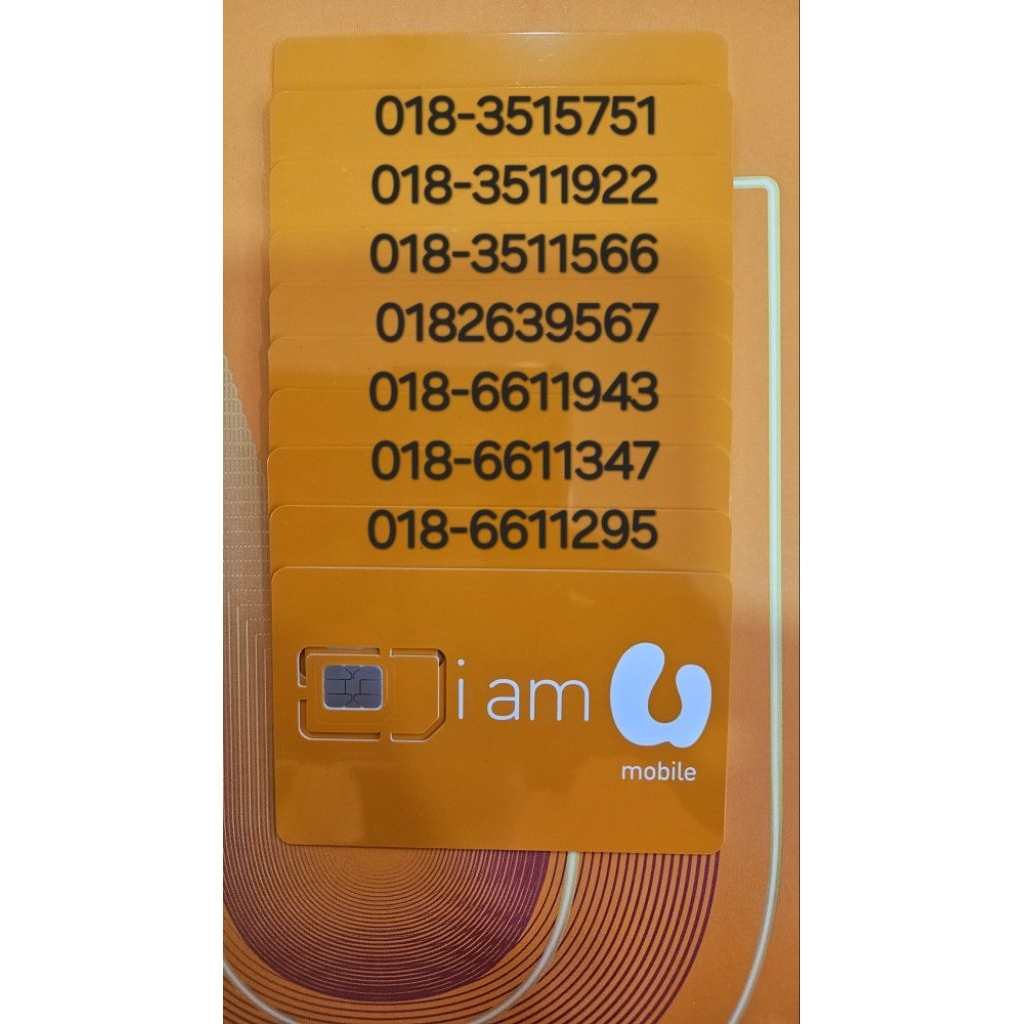 U mobile prepaid 5G ready sim card / Sim kad prepaid Vip numbers / U mobile 预付卡 U101