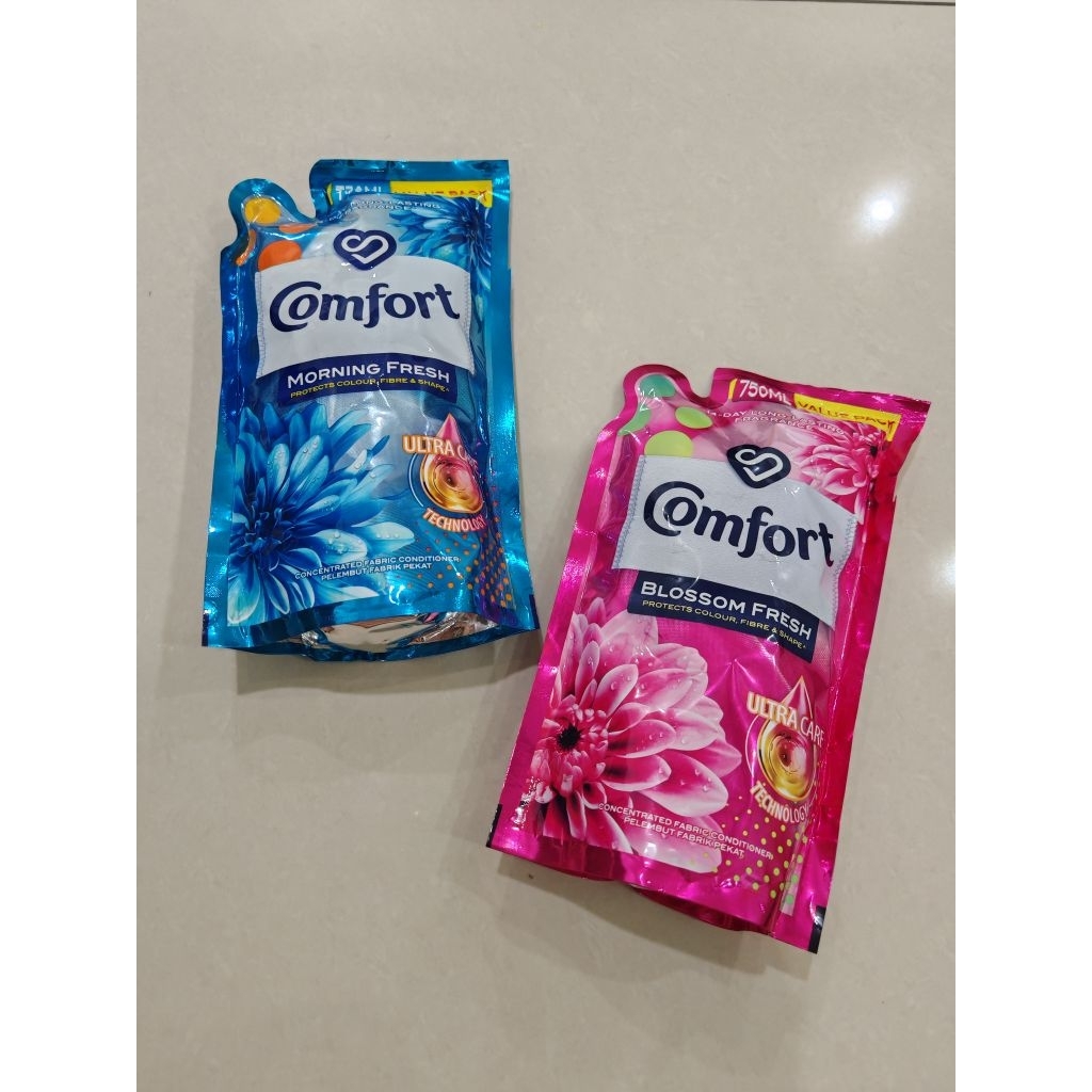 COMFORT FABRIC SOFTENER 750ML REFILL PACK