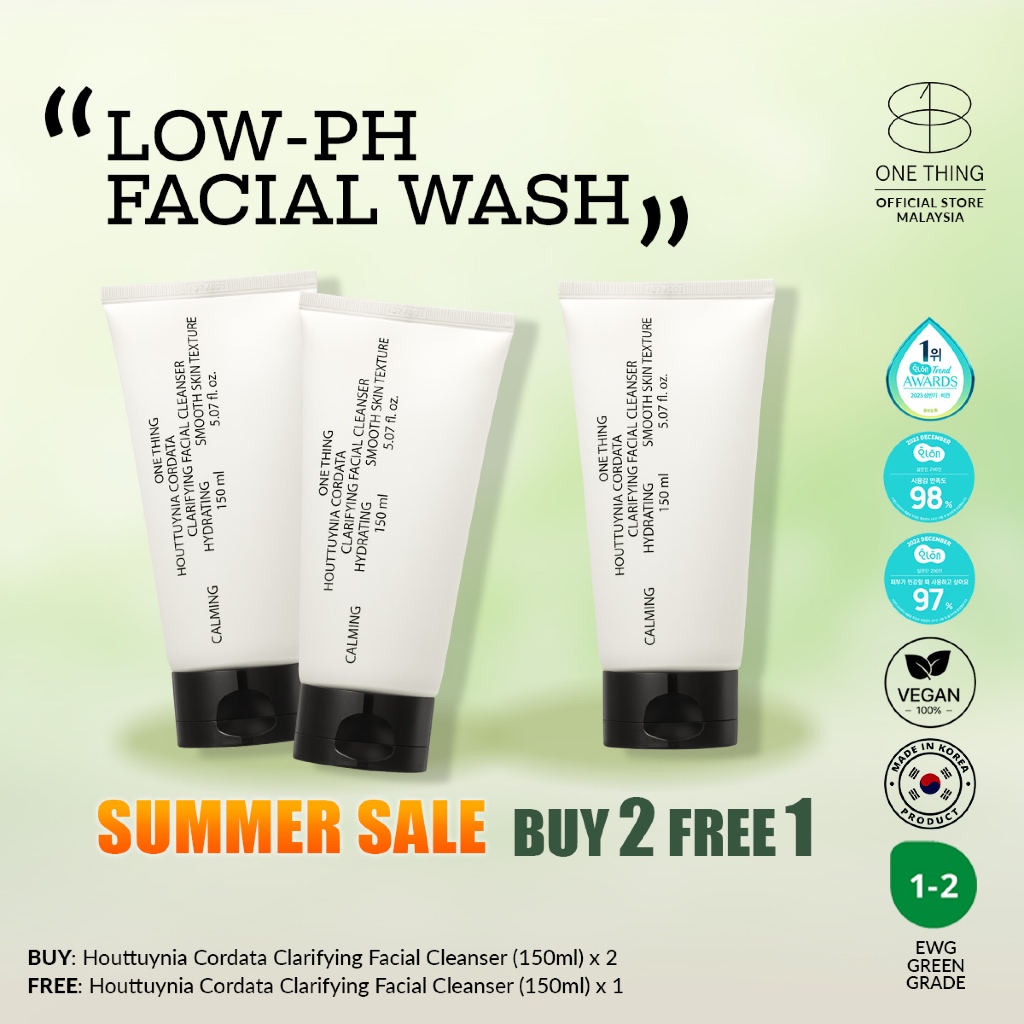 One Thing Houttuynia Clarifying Facial Cleanser