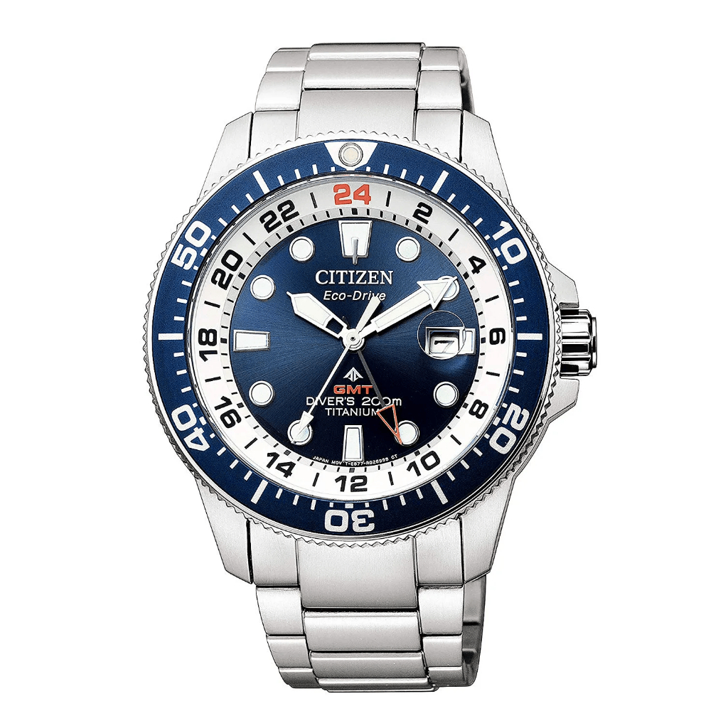 CITIZEN Promaster BJ7111-86L Eco-Drive GMT 200M Diver Watch