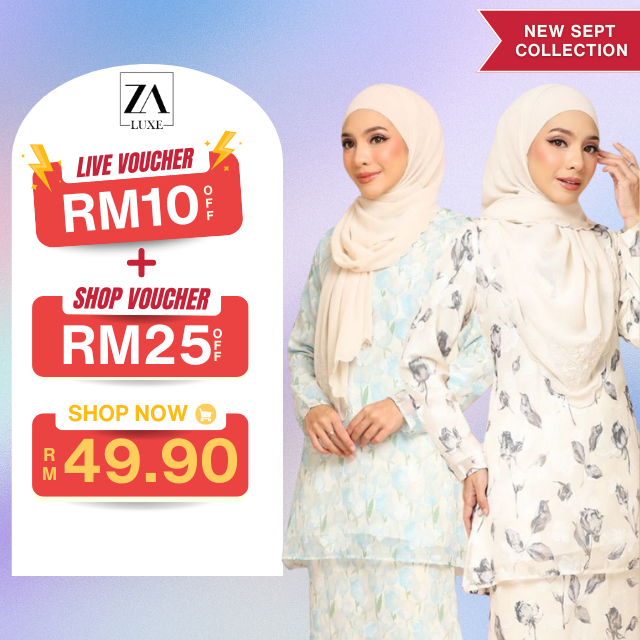 ZOE ARISSA BAJU KURUNG MODEN 2024 Rosalind Chiffon Lace Plain baju raya HAJI 2024 baju kurung raya 2024 viral floral pri