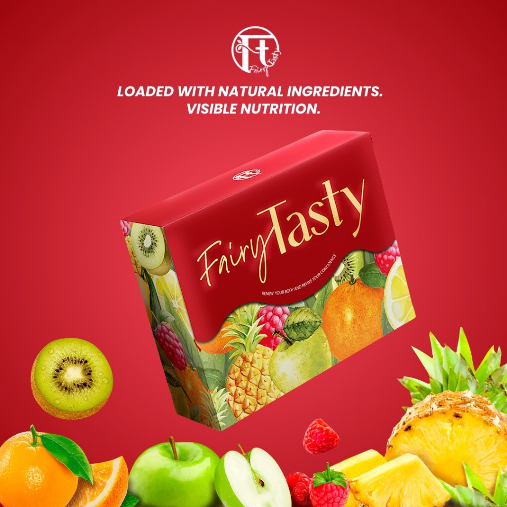 Fairy Tasty Juice Minuman Detox Drink Slimming Fiber Kurus Wonder Fruity Weight Loss Supplements Mudah Lawas buang toxin