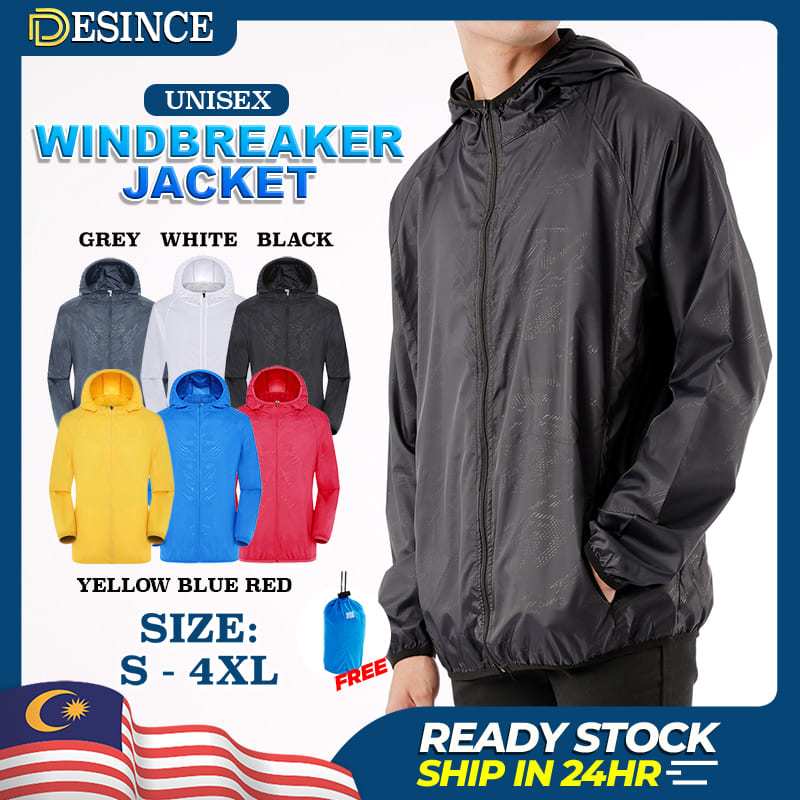 DESINCE Dicky Jacket Windbreaker Sport Ultra-Light Jacket Jaket Windproof Outerwear Men Women Jacket MT 164