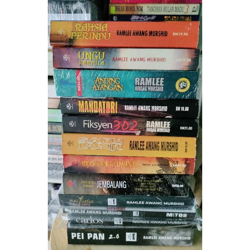 Ramlee Awang Murshid preloved - mitos, mandatori, Carlos, peipan 2.0, jembalang, saifuddin jalis part 1