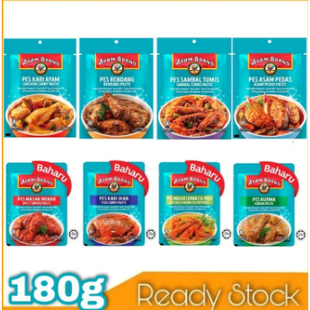 Ayam Brand Pes 180G Exp7/25 -Chicken Curry/Rendang/Sambal Tumis/Kurma/Spicy Tomato/Chilli Creamy Coconut/Fish Curry/Asam