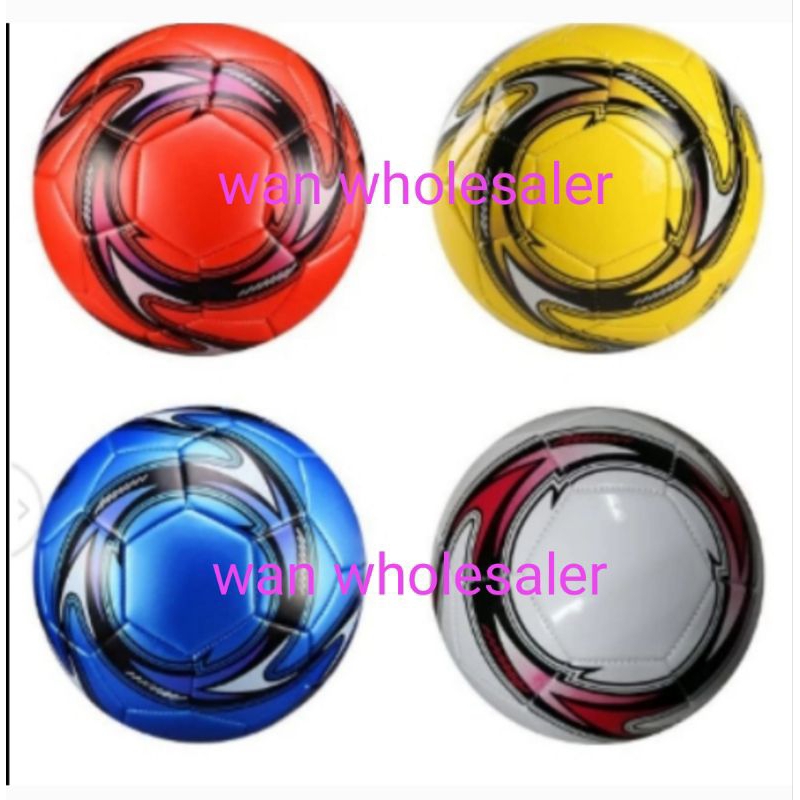 bola sepak bola led soccer ball adult football size 5.