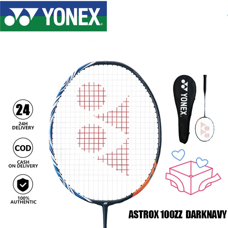 YONEX ASTROX-100ZZ 4U BLUE Full Carbon Single Badminton Racket 26/28/30Lbs for professional players training