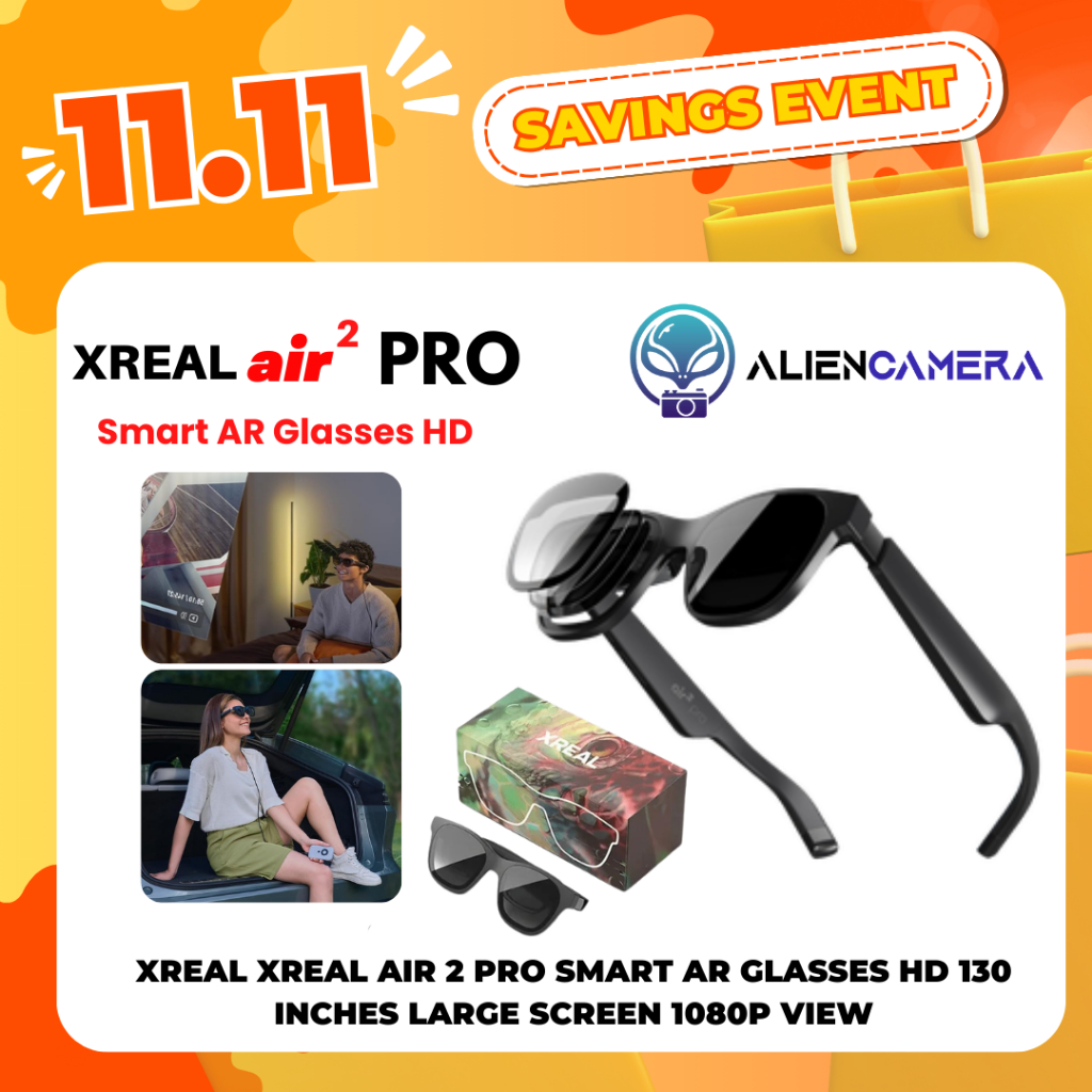 Xreal Air/Air 2/ Air 2 Pro AR Glasses Xreal Smart Glasses Micro-OLED Virtual Theater Augmented Reality Watch Stream