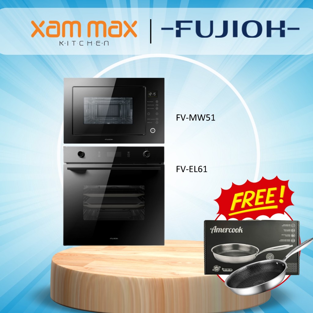 [11.11 SPECIAL VOUCHER] Fujioh - FV-MW51 / FV-EL 61 - Electric Oven / Built in Microwave / Grill