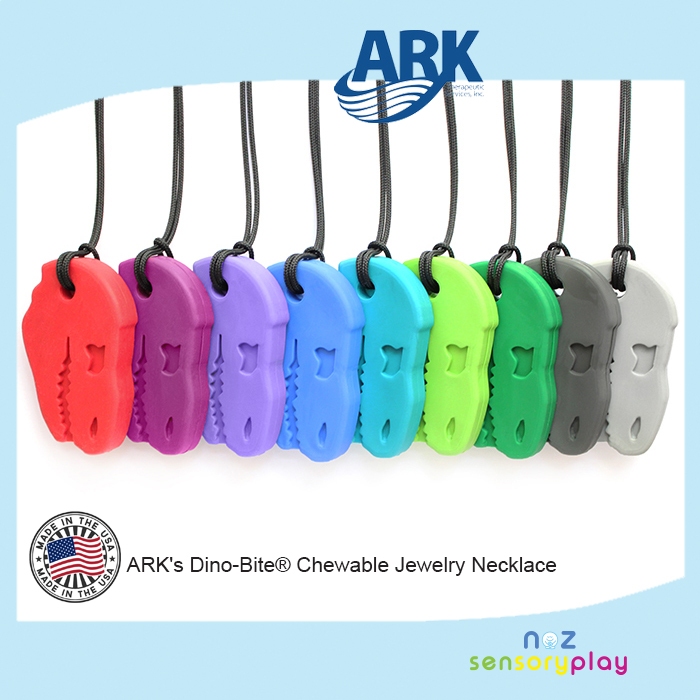 ARK's Dino Chew Necklace And Pendants ADHD Speech Delay Oral Therapy Autism