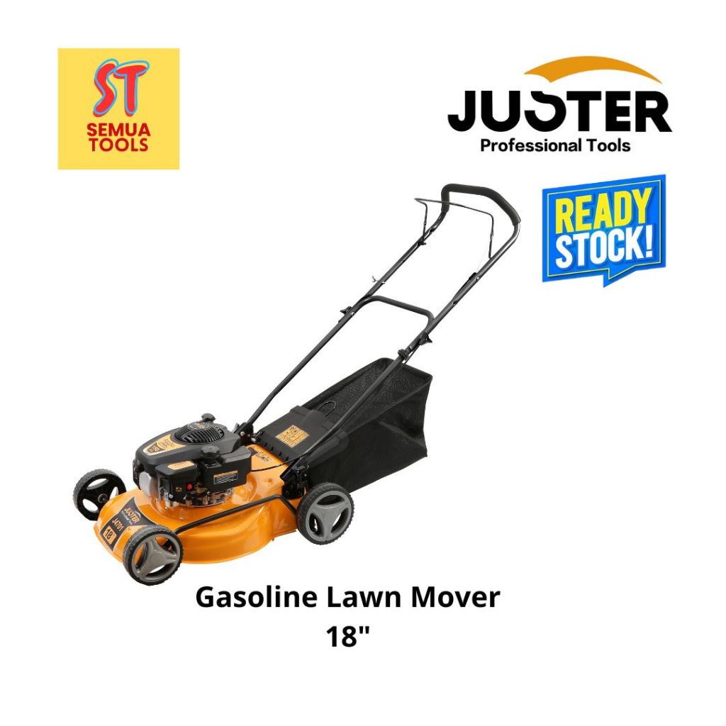 New JUSTER Petrol Lawn Mower 18" / Mesin Potong Rumput