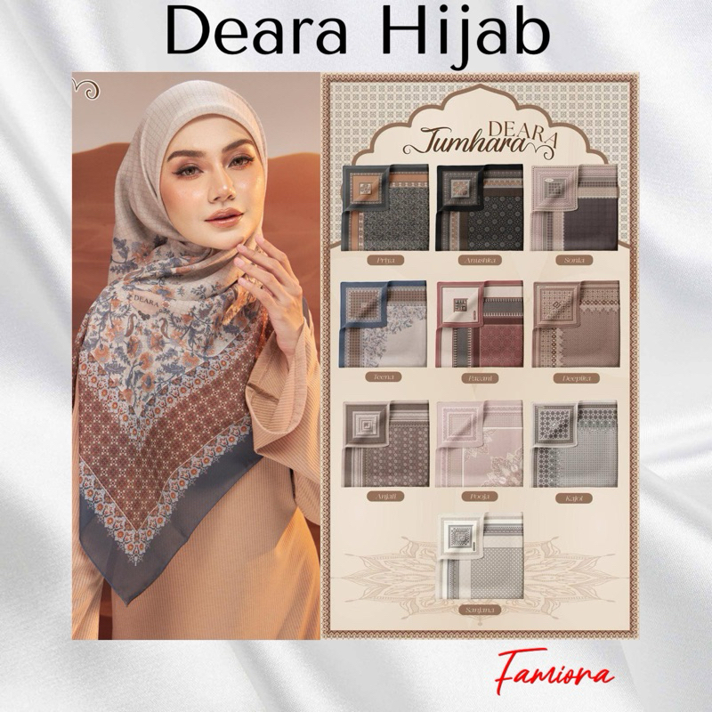 Tudung Bawal Printed Senang Bentuk Cotton Voile Deara Hijab Tumhara Birthday Edition Mariposa Dearaya Jeewa Bidang 45