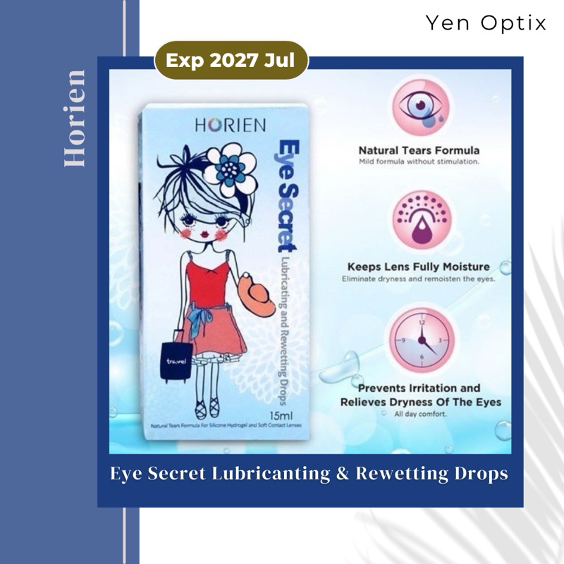 Horien Eye Secret Lubricating & Rewetting Drops