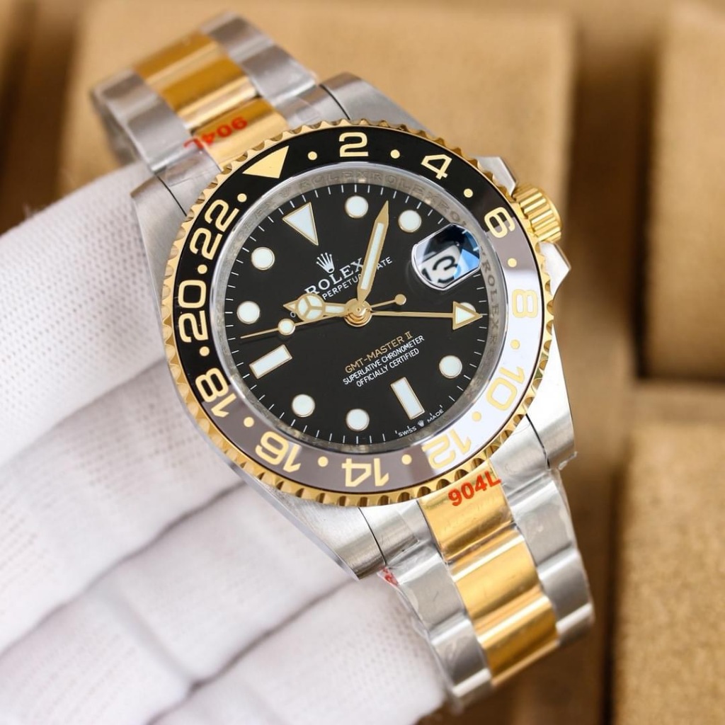 RolexsGmt automatic mechanical mens watch Japan NH34 Waterproof jam tangan lelaki Box Ori