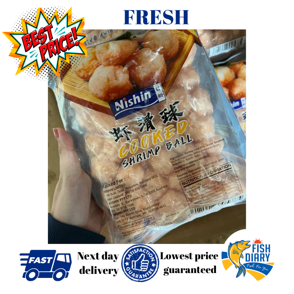 【Penang area】SHRIMP PASTE BALL 500G 虾滑球  (Penang FREE DELIVERY for purchase RM120++)