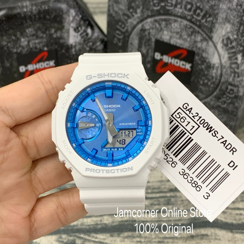 *OFFER*100% ORIGINAL CASIO G-SHOCK GA-2100WS-7A colorful timepieces from the Seasonal Collection 2023