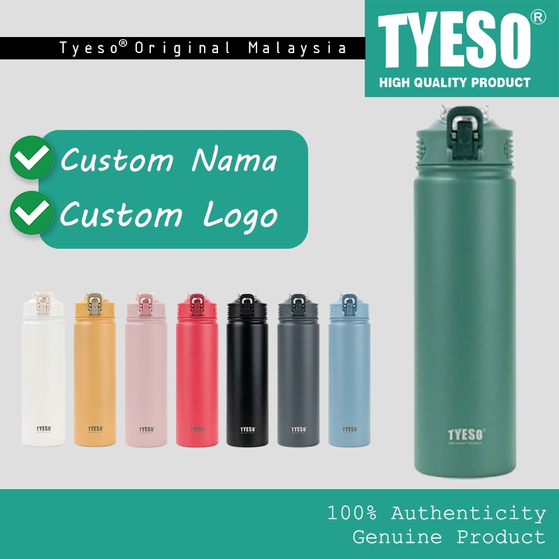 Tyeso 304 Stainless Steel Thermos Tumbler Bottle With Straw Starbucks Macaron Mug Cup Vacuum Water Bottle Cool Ice Gift