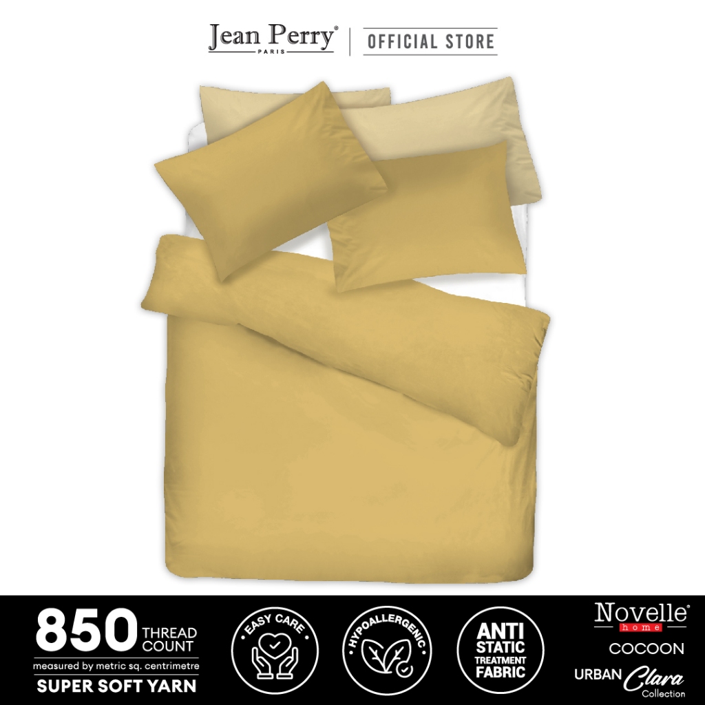 Novelle Urban Clara SINGLE Fitted Bedsheet Set (without Comforter / Quilt Cover) - Super Soft Yarn 850TC