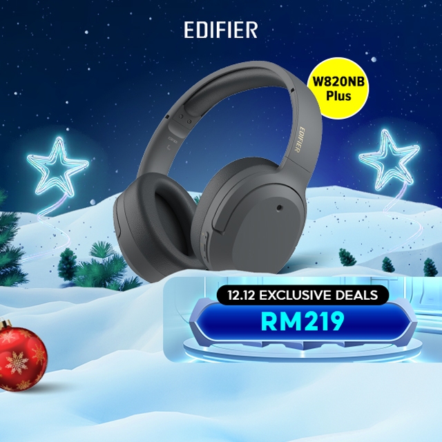 Edifier W820NB/NB Plus -43dB Noise Cancellation Wireless Headphones - Bluetooth | Hi-Res Audio | Edifier Connect