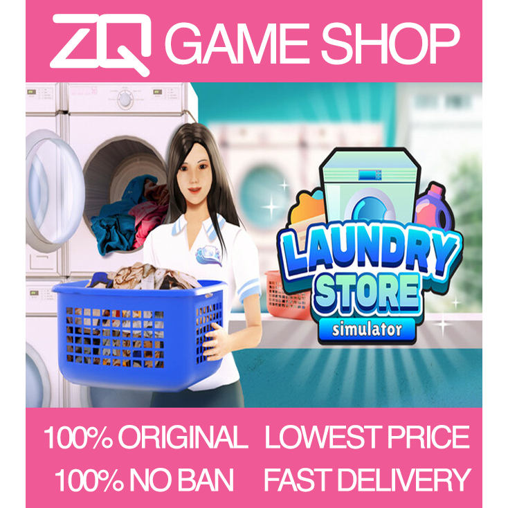 Laundry Store Simulator | ZQ PC Game S.t.e.a.m Online & Offline [Instant]