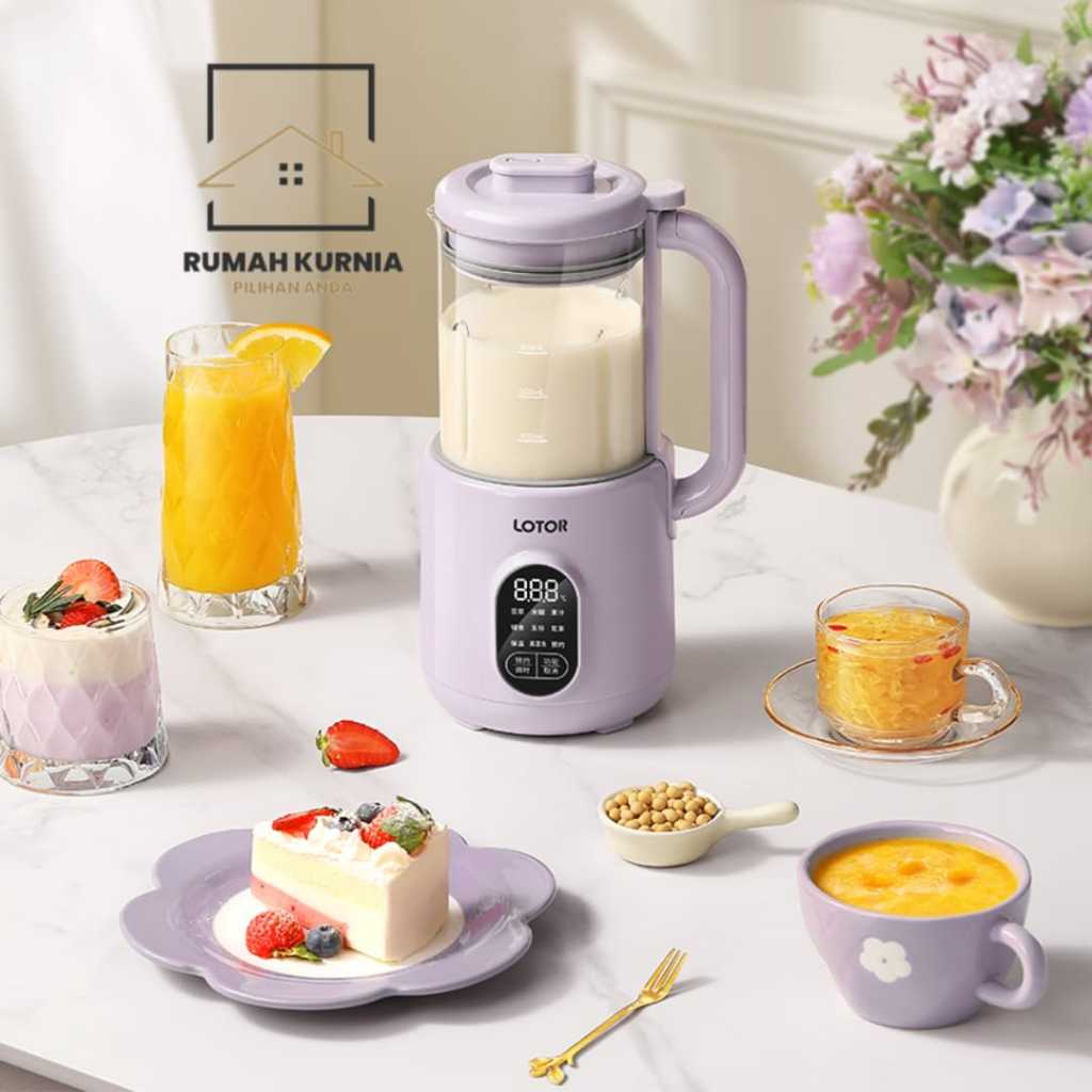 1000ML Pemanasan Automatik Mesin Susu Kacang Soya Bisu Pelbagai Fungsi Mesin Memasak/ Multi-Functional Soymilk Machine