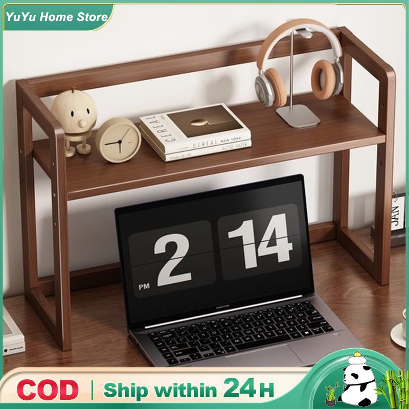 Desktop Organizer Multi-laver Bookshelf OfficeFile Computer Storage Rack Space Saver Desktop Organizer