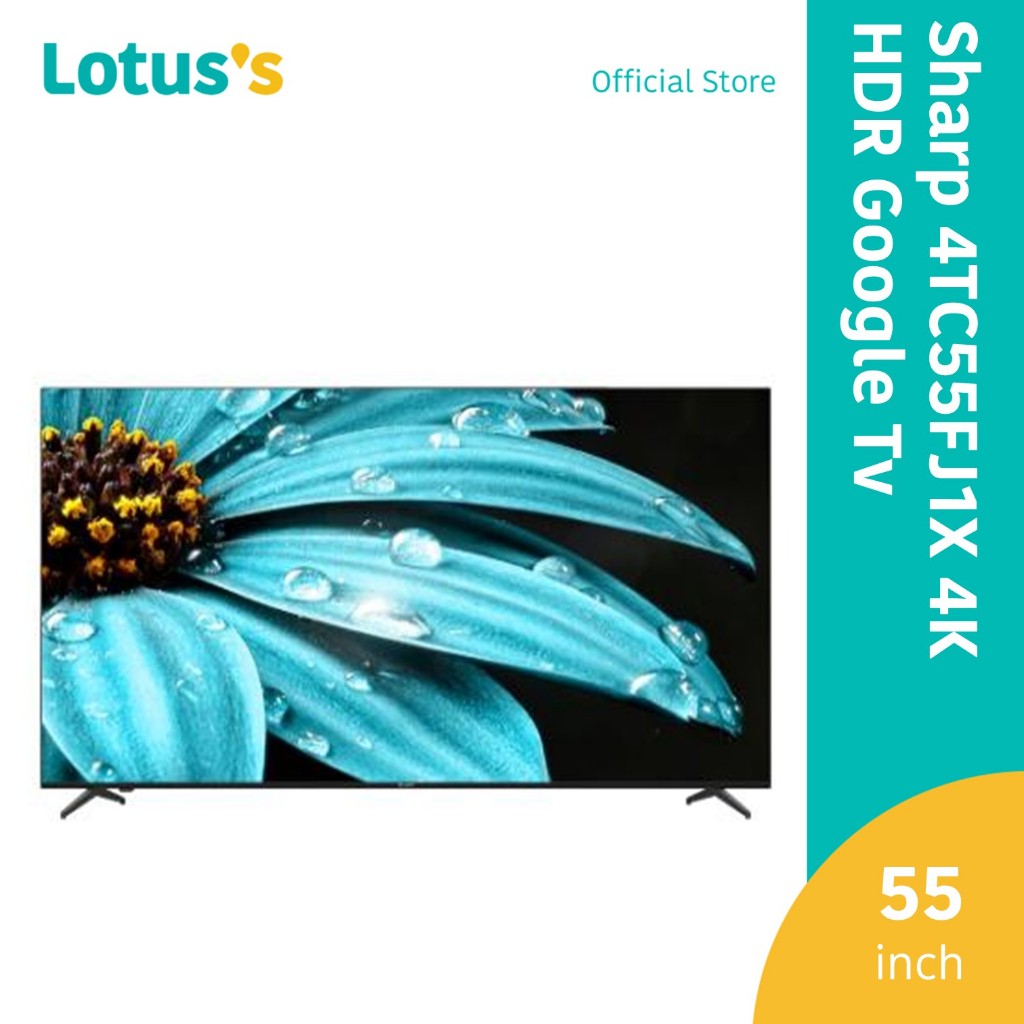 Sharp 4Tc55Fj1X 55In 4K Hdr Google Tv