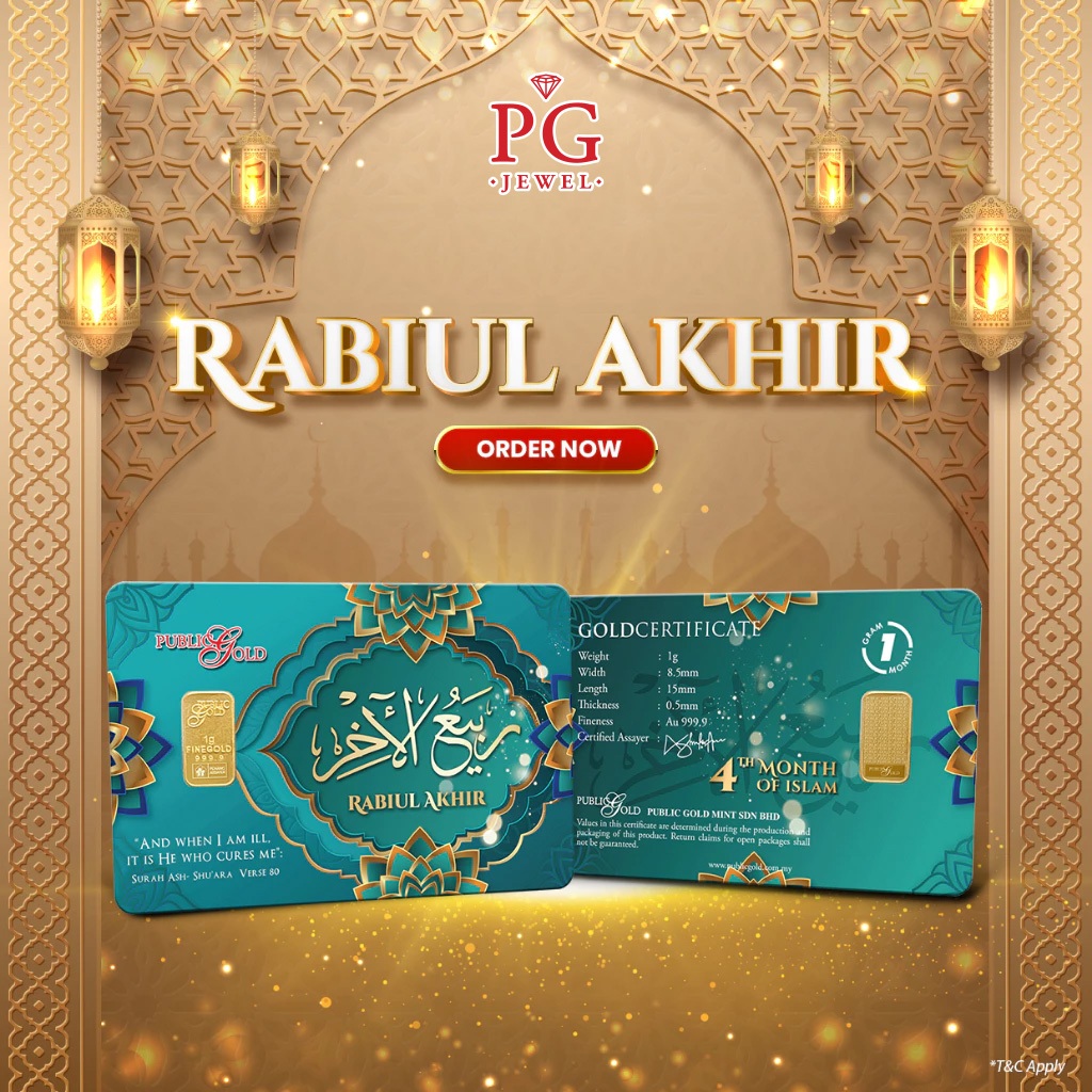 Public Gold Bullion Bar 1g (Au 999.9) - Rabiul Akhir