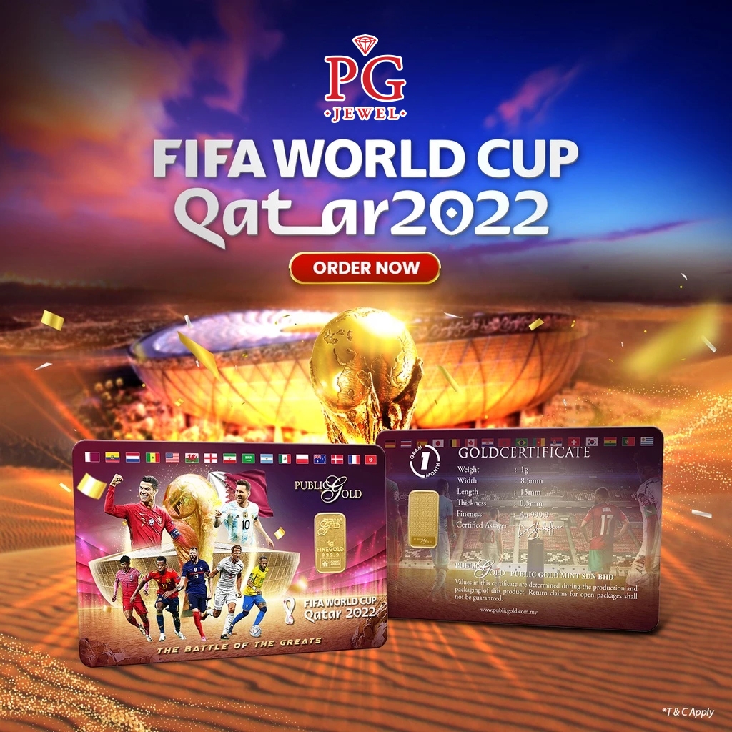 Public Gold Bullion Bar 1g (Au 999.9) - FIFA World Cup Qatar&hellip;
