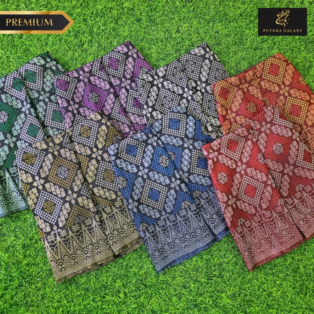 Samping Songket Budak Premium Royal Saiz XS hingga XL | Siap Jahit | Sampin Raya