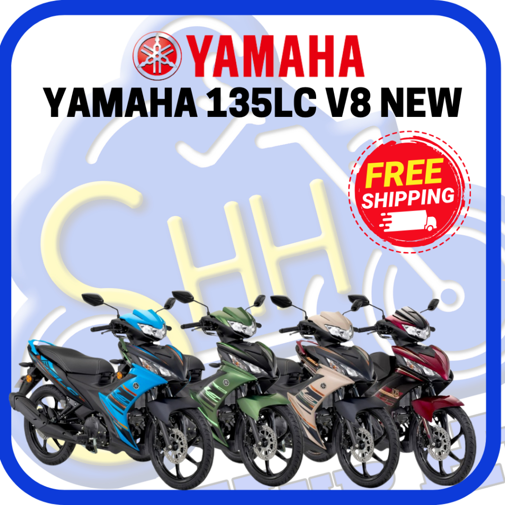 YAMAHA 135LC FI V8 (UNREGISTER) NEW DESIGN LC135 MOPED MOTORCYCLE 135CC