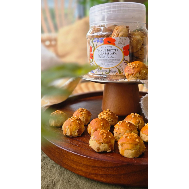 Biskut Raya Talhah Cookies Peanut Butter Gula Melaka