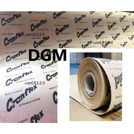 CRANFLEX Kertas Gasket Paper 0.4mm / 0.8mm Oil Resistance Fuel Resistance for Car,Tractor,Truck,Motor,Kereta Lori