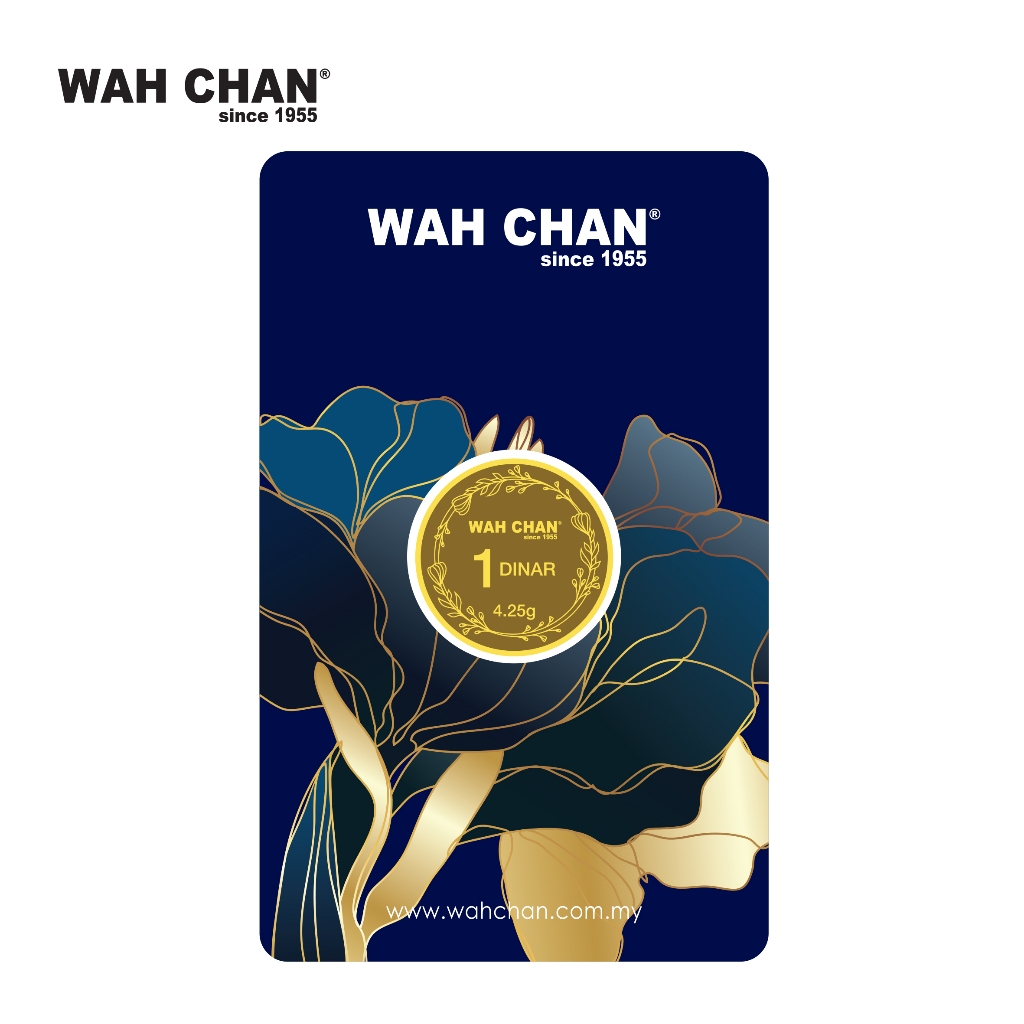 WAH CHAN 1 Dinar 999.9 (4.25g) Fine Gold Coin Gold Bar