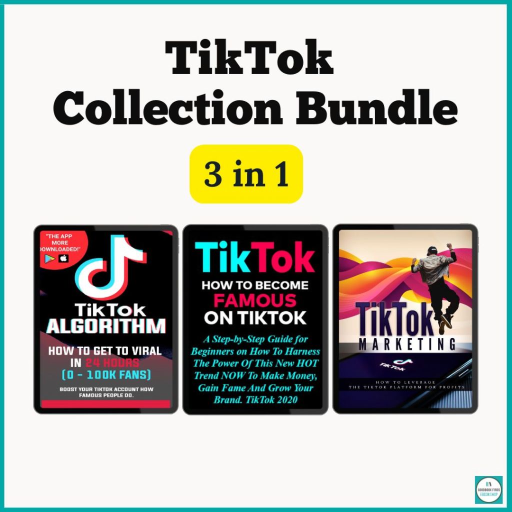 Tiktok Collection Bundle 3 in 1 | TikTok Campaigns Marketing Secret to Gain Followers Education Ebook PDF