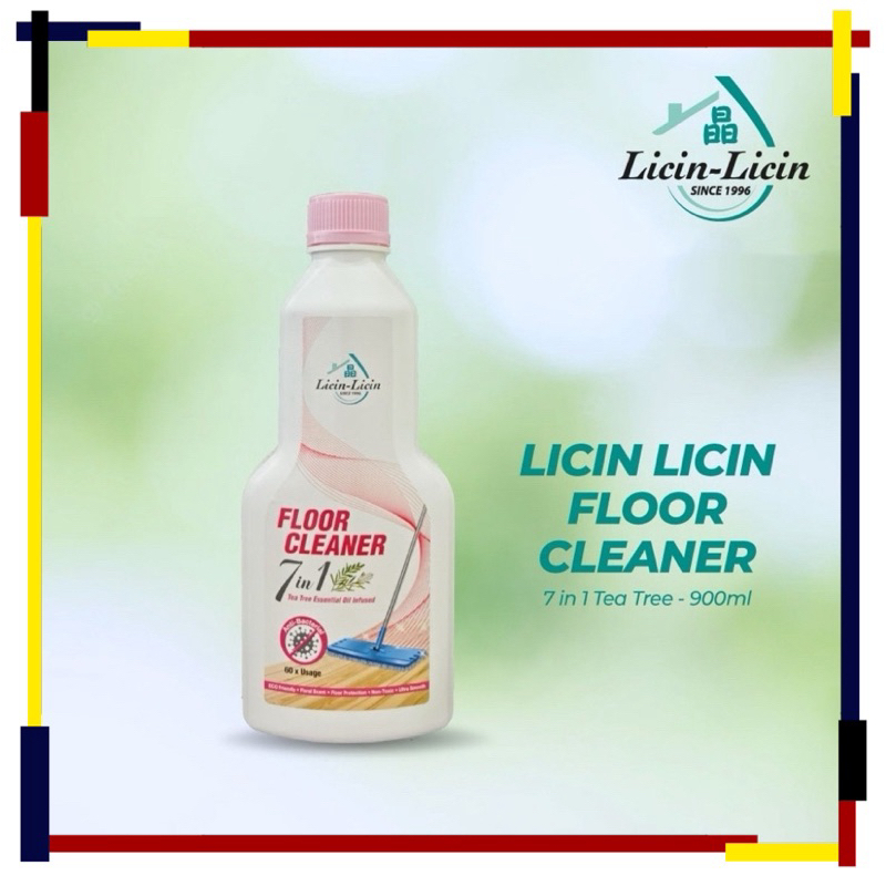 [Free Gift-Promo Set] Licin Licin 7in1 Pencuci Lantai / Floor Cleaner /晶晶抹地水 900ml