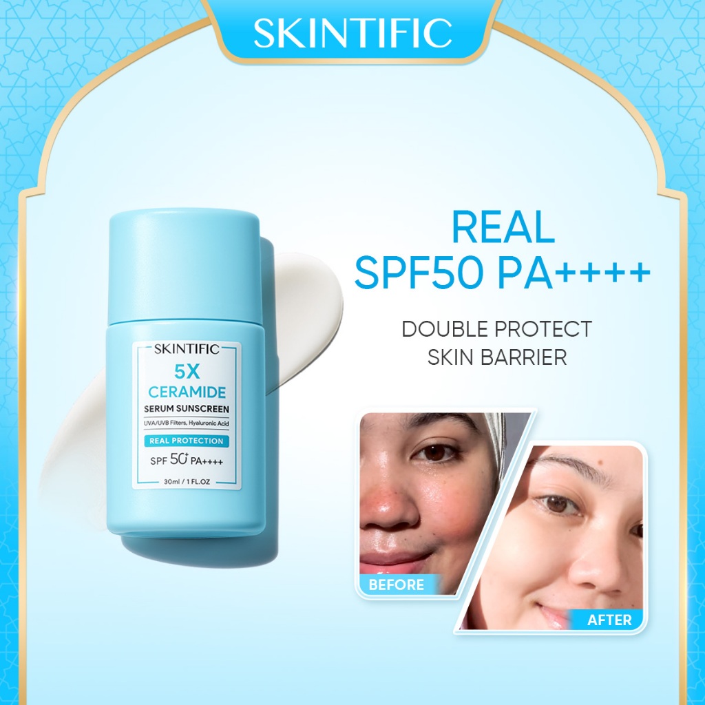 [Ready Stock] SKINTIFIC Sunscreen 5X Ceramide Serum Sunscreen Stick SPF50 PA++++ Skincare Sunblock Skin Barrier （30ml）