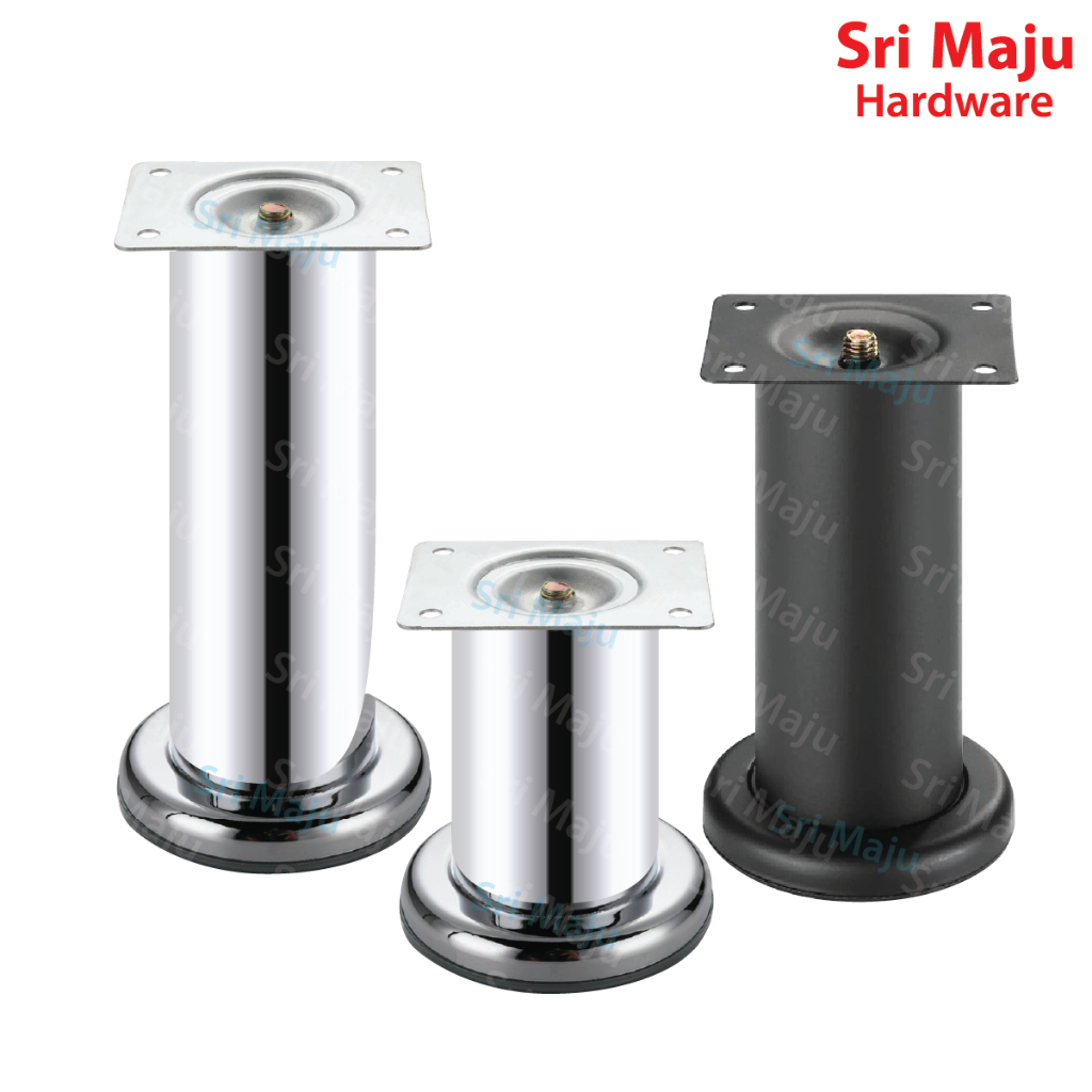 MAJU Chrome Cabinet Leg Furniture Sofa Wardrobe Bed Leg Support Stand Kaki Perabot Sofa Almari Katil