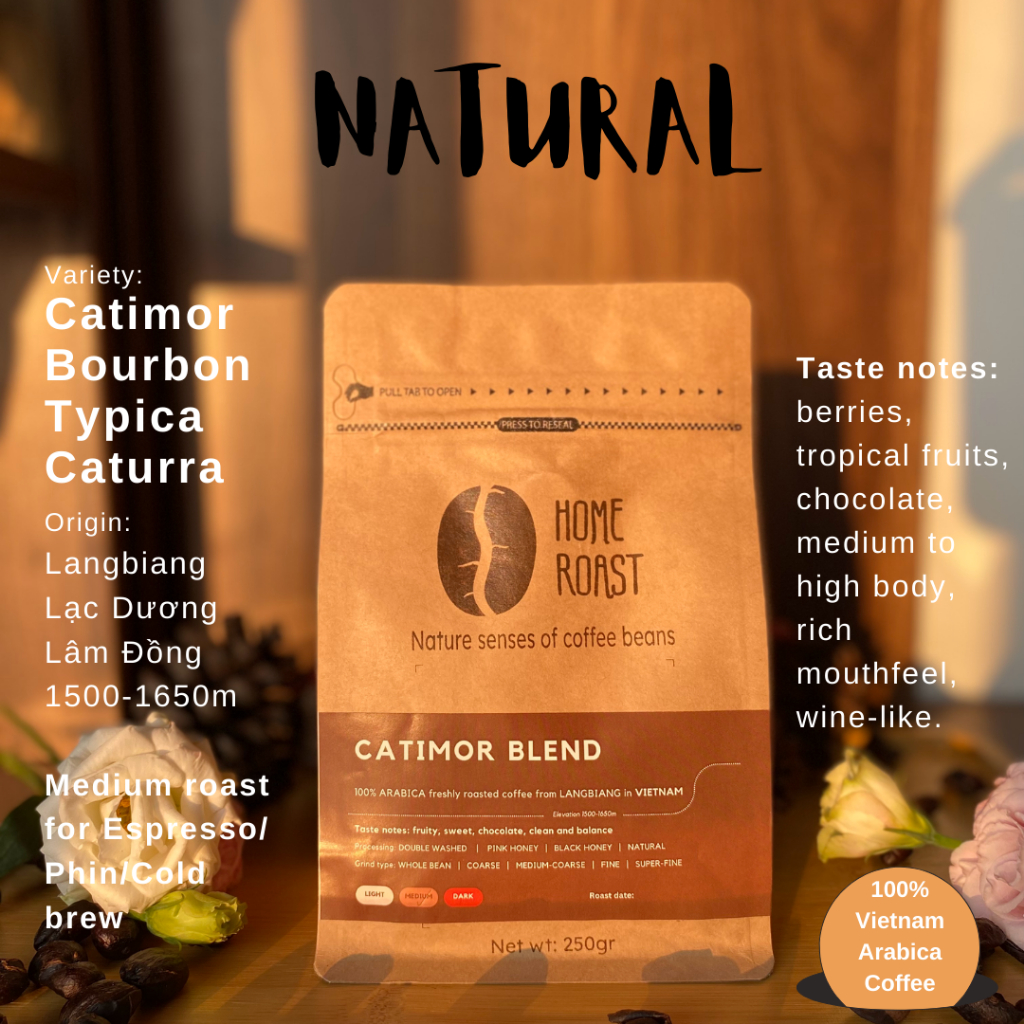 Vietnamese Arabica Coffee [NATURAL]-Origin Vietnam-Specialty Grade -Vietnam Coffee-100g-250g