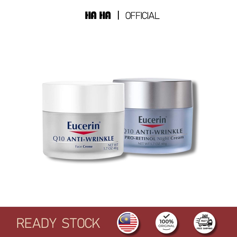 EucerinQ10 Anti-Wrinkle Cream 48g Pro Retinol Night Cream 48g, Anti-aging and Anti-Wrinkle, Firming and fading fine line