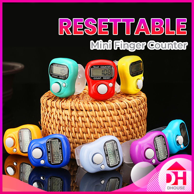 Digital Finger Tally Counters LED Display Doorgifts Wedding Pray Compact Small Tasbih Sembahyang