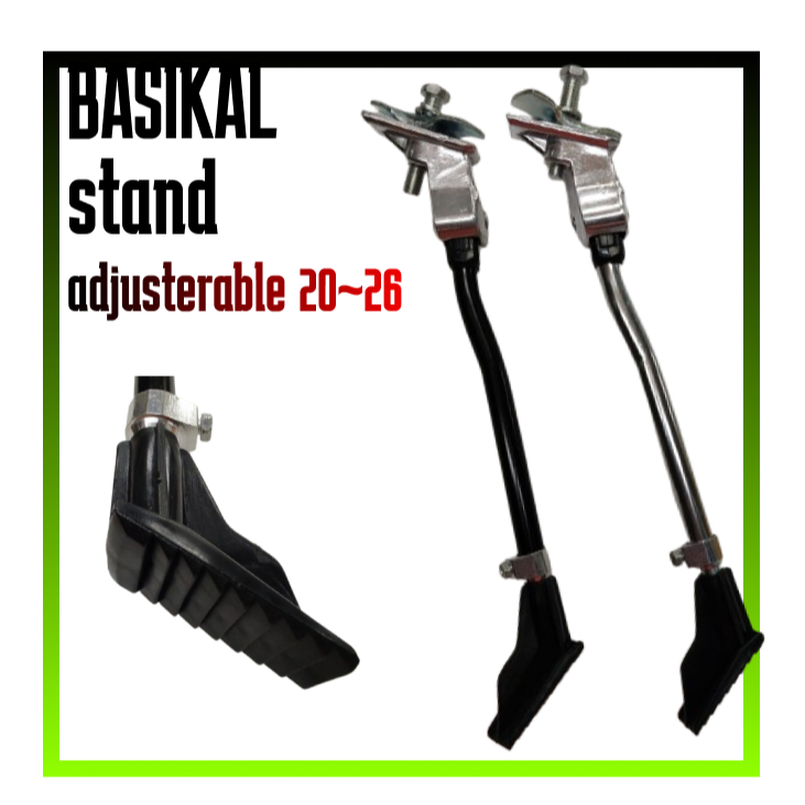 SS Tongkat Basikal / tongkat tengah / Bicycle Adjustable Stand / Tupang Basikal / Bmx Stand / Basikal tongkat tengah