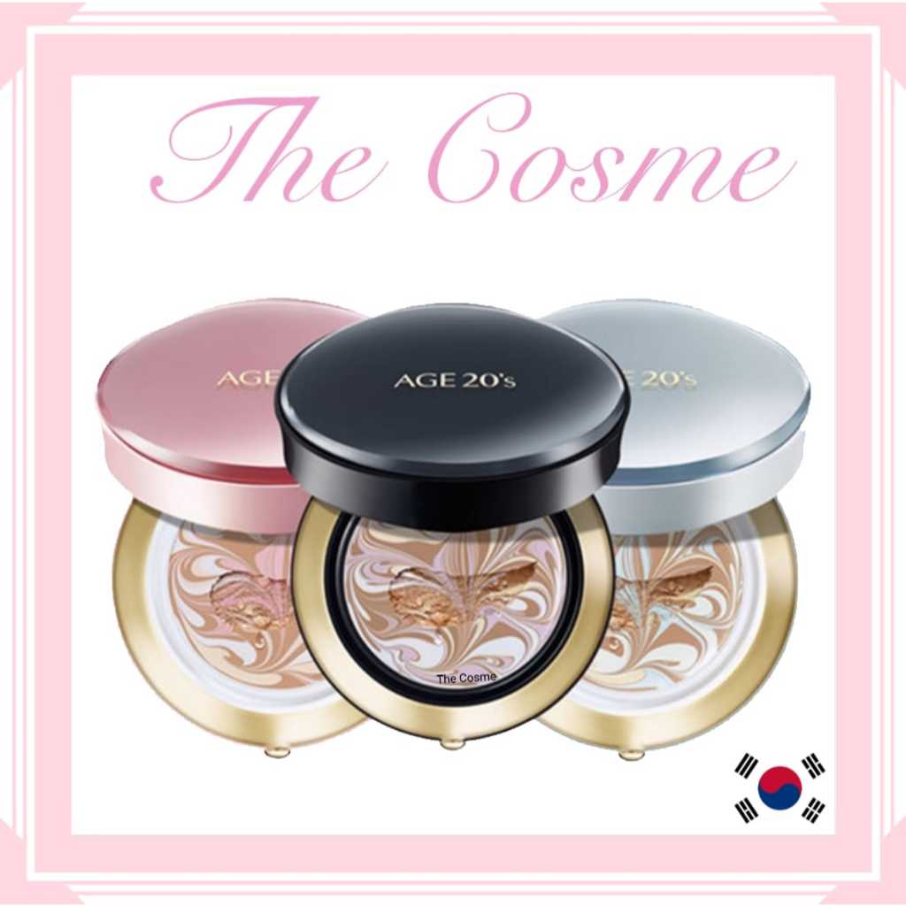 [Ready Stock] Age 20's Signature Essence Cover Pact (Moisture/Intense Cover/Long Stay)