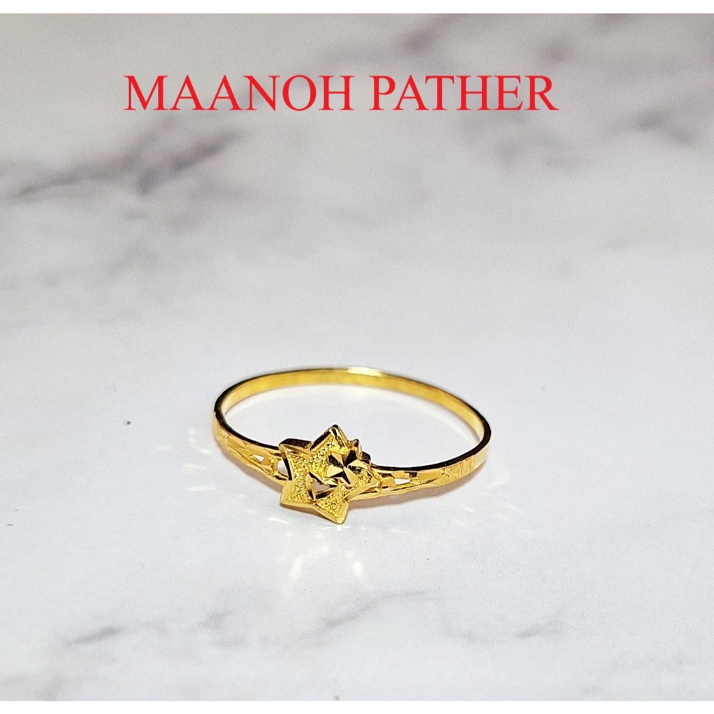 1.06GM-916 GOLD RING-916 CIN CIN-916 INDIAN RING-916 RING-916 CIN CIN EMAS-916 GOLD-916 LADIES FANCY RING-916 CIN CIN